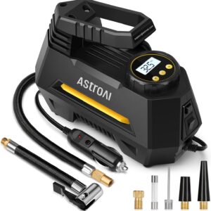 AstroAI Portable Tire Inflator with LED Light and Digital Gauge