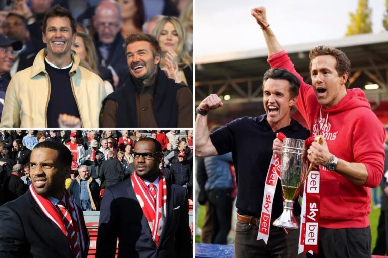 Billionaire stars transform english soccer: ryan reynolds, lebron james, and