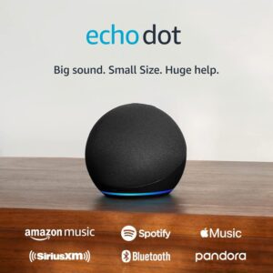 Echo Dot Vibrant Speaker - Charcoal