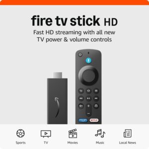 Fire tv stick hd with alexa remote