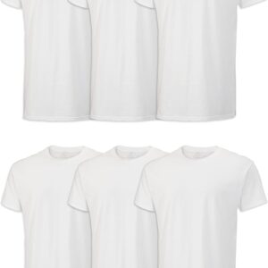Fruit of the Loom Men's Moisture-Wicking Crew Undershirts