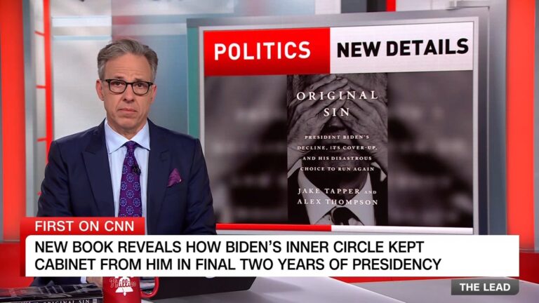 Jake tapper's ratings dive during biden book tour amid growing