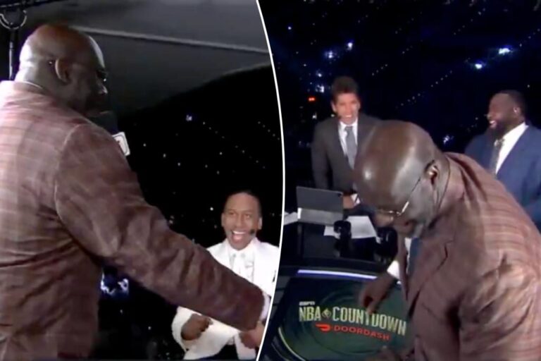 Shaq takes over espn's nba countdown ahead of finals