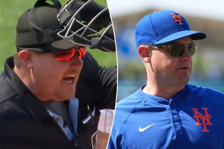 Umpire's hot mic moment: mets' carlos mendoza calls out referee
