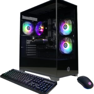 CyberPowerPC Master Gaming PC Ryzen 5 RX 6400 16GB SSD