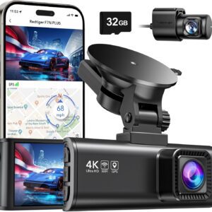 REDTIGER F7NP 4K Dash Cam with GPS & Night Vision