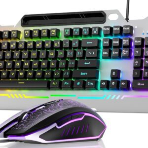 AULA T102 RGB Gaming Keyboard and Mouse Combo