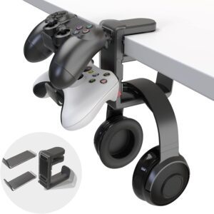 All-in-One Gaming Headset and Controller Stand