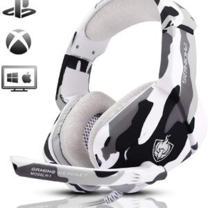 PHOINIKAS Camo Gaming Headset