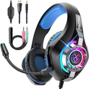 Versatile Gaming Headset with Noise-Canceling Mic