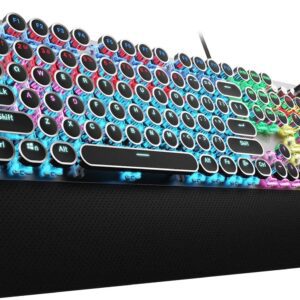 Retro Rainbow Mechanical Gaming Keyboard