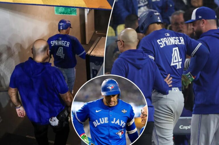 Dodgers Fans Celebrate Springer’s Early Exit in Game 3