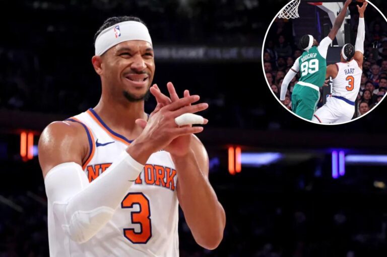 Josh Hart Dominates the Boards in Knicks Debut