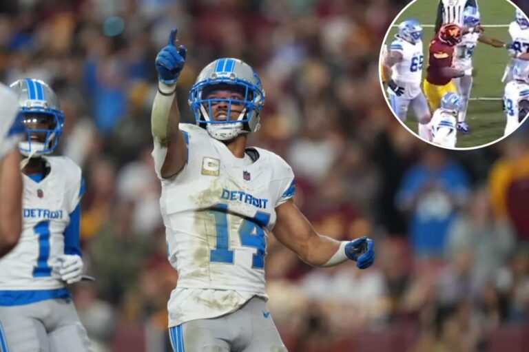 Amon-Ra St. Brown Faces Penalty for Altercation with Commanders Player