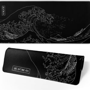 Kanagawa Wave Large Gaming Mouse Pad