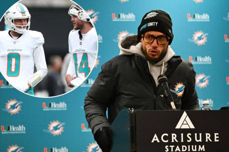 Dolphins Explore New Avenues: Tua on the Bench?