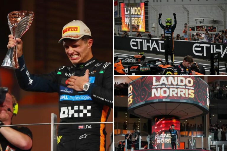 Lando Norris Triumphs at Abu Dhabi with First F1 Championship