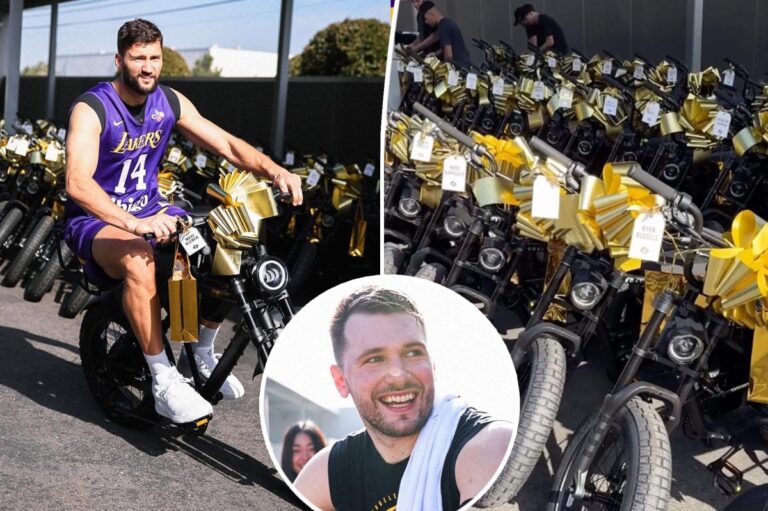 Luka Doncic Surprises Lakers with $3,000 E-Bikes