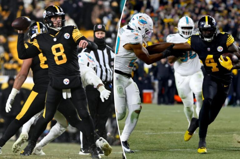 Steelers Freeze Out Dolphins to Maintain AFC North Dominance