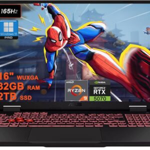 ASUS TUF Gaming A16 AI Laptop 16" 165Hz Ryzen 9 RTX 5070