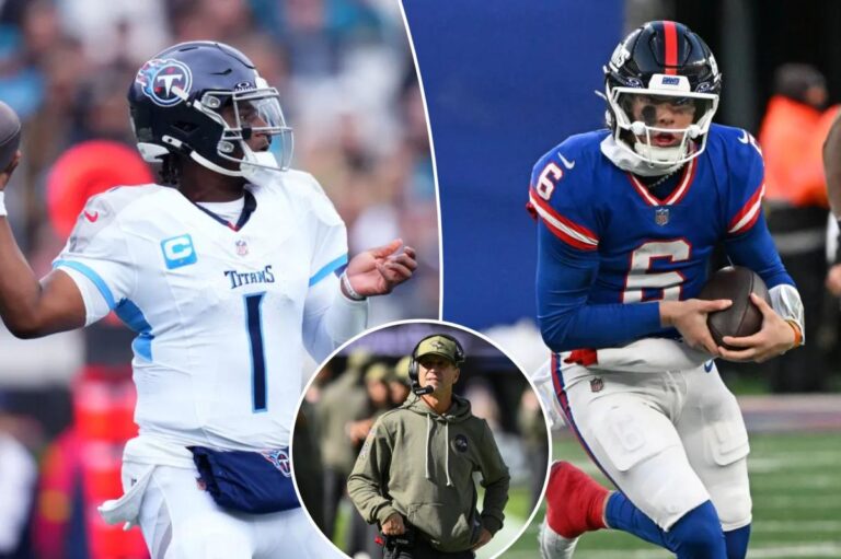 Harbaugh Scouts Quarterback Prospects Dart and Ward