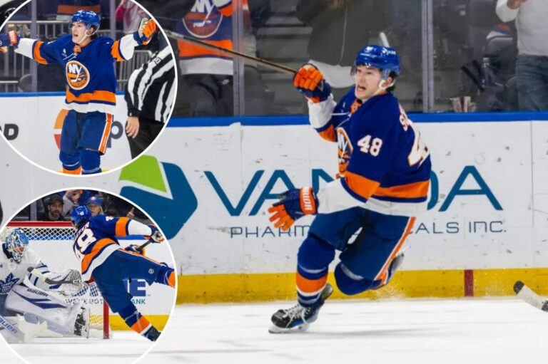 Schaefer’s Overtime Heroics Propel Islanders Past Maple Leafs