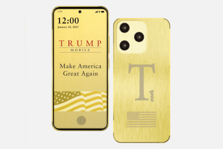 Trump Mobile Pins Gold Phone Delay on Government Shutdown