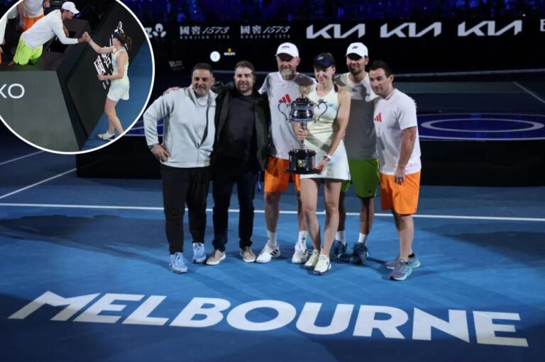 Elena Rybakina’s Coach Sparks Controversy at Australian Open Final