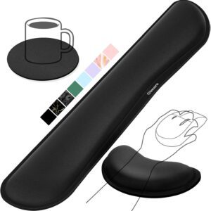 Gimars Ergonomic Memory Foam Wrist Rest Set