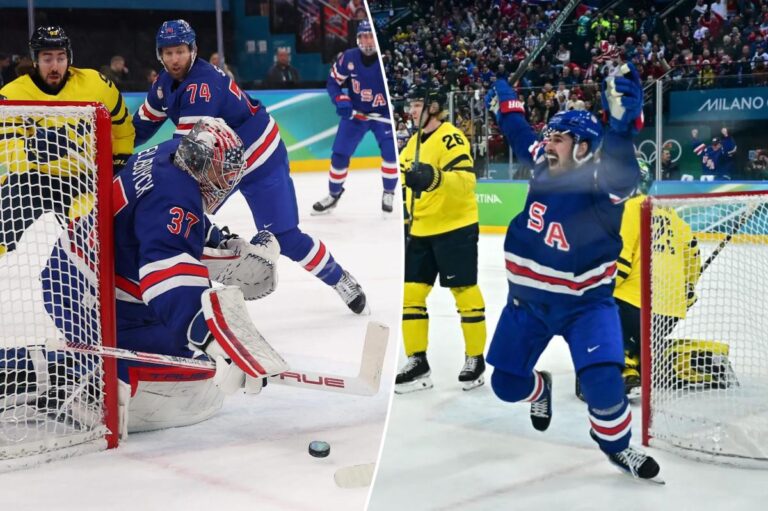 Quinn Hughes Leads Team USA to Overtime Victory Over Sweden in Olympic Semifinals