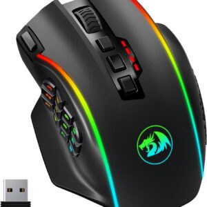 Redragon M901P-KS Wireless MMO Gaming Mouse