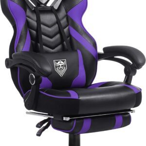 Vonesse Elite Gaming Chair with Footrest and Massage