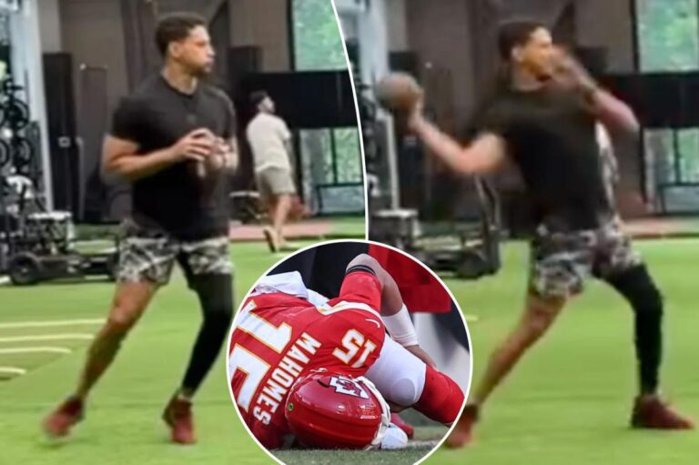 Mahomes Shines in Rehab Video as Chiefs Star Progresses from Injury