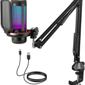 TONOR TC310+ USB Streaming Microphone Set