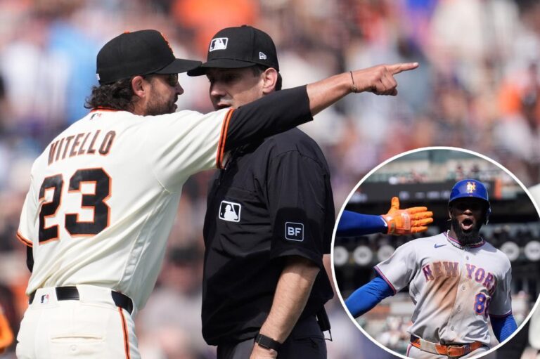 Giants Fall 5-2 to Mets Amidst Dramatic Tony Vitello Ejection