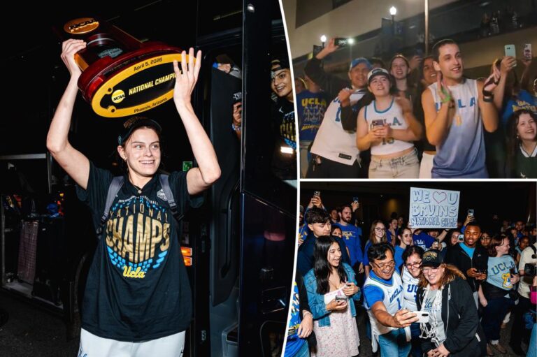 UCLA Women’s Basketball Celebrated with Hero’s Welcome Upon Campus Return