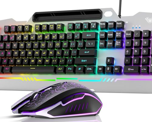 AULA T102 RGB Gaming Keyboard and Mouse Combo