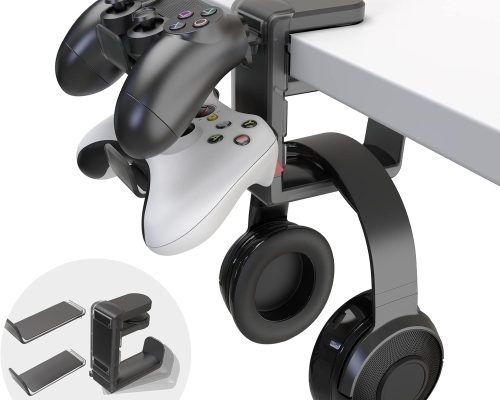 All-in-One Gaming Headset and Controller Stand