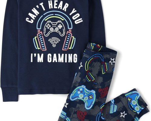 Boys Cotton Long Sleeve Pajama Set