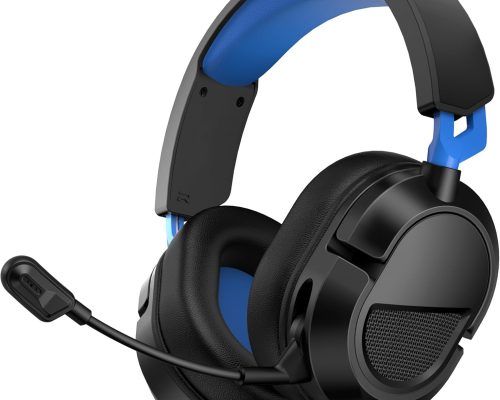 Cross-Platform Gaming Headset 2025 Upgrade with 360° Mic