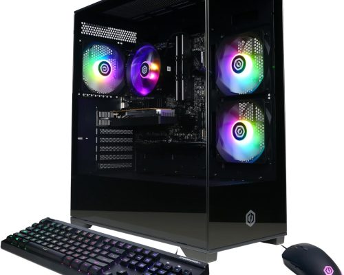 CyberPowerPC Master Gaming PC Ryzen 5 RX 6400 16GB SSD