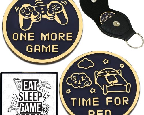 Gamer's Choice Flip Coin Keychain