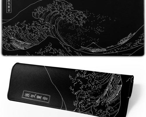 Kanagawa Wave Large Gaming Mouse Pad