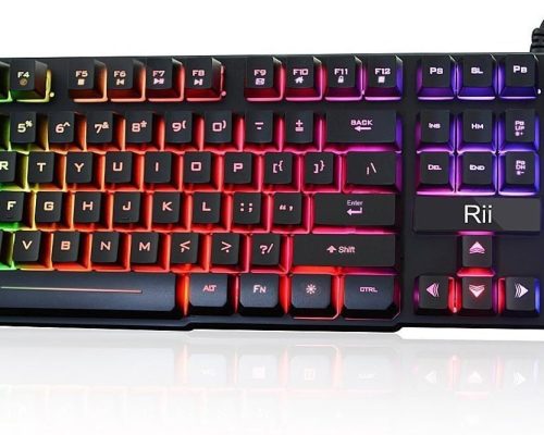 Rii RK100+ RGB Mechanical Gaming Keyboard