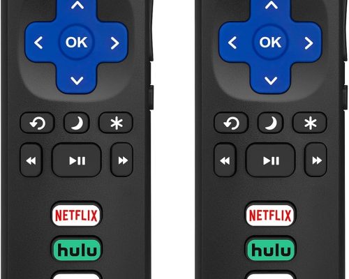 Roku TV Remote Replacement - 2 Pack