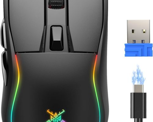TECKNET Tri-Mode RGB Gaming Mouse