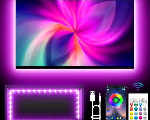 TVGlow 13.1FT RGB LED Strip with Music Sync