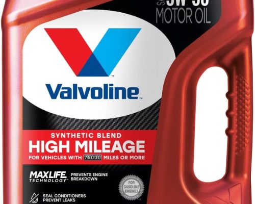 Valvoline maxlife high mileage 5w 30 synthetic blend oil 5 qt