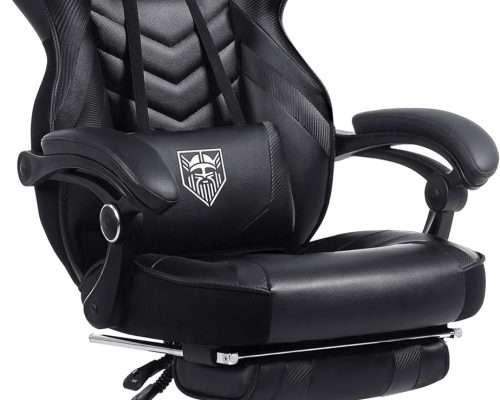 Vonesse Ergonomic Big & Tall Gaming Chair with Massage &
